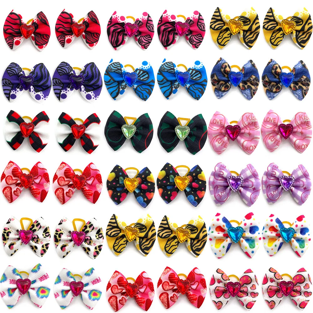 50/100pcs Dog Grooming Bows Valentine's Day Pet Supplies Love Pet Dog Hair Bows Rubber Bands Small Dog Yorkshire Hair Bow Rubber
50/100pcs Dog Grooming Bows Valentine's Day Pet Supplies Love Pet Dog Hair Bows Rubber Bands Small Dog Yorkshire Hair Bow Rubber