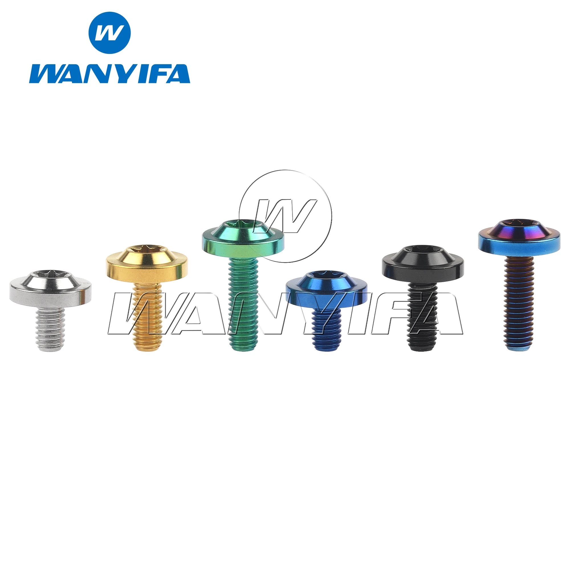 Wanyifa Titanium Bolt M6x10 15 20 25mm Torx T30 Ti Screws for Bicycle Motorcycle Car
Wanyifa Titanium Bolt M6x10 15 20 25mm Torx T30 Ti Screws for Bicycle Motorcycle Car
