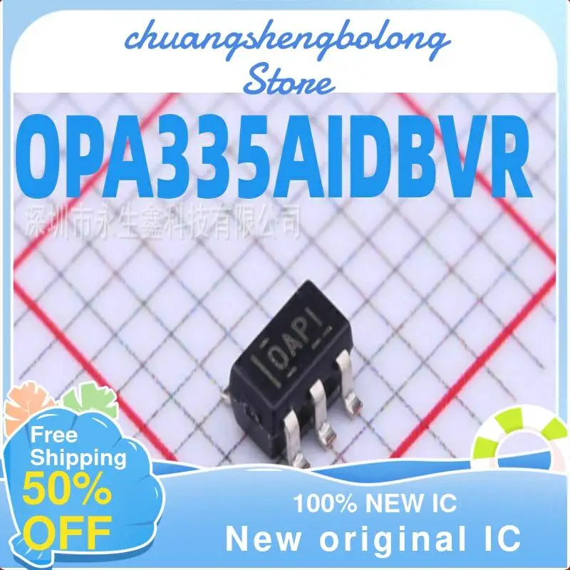 5 шт. OPA335AIDBVR OPA335AIDBV OPA335 OAPI SOT23-5 IC новый оригинальный IC
5 шт. OPA335AIDBVR OPA335AIDBV OPA335 OAPI SOT23-5 IC новый оригинальный IC