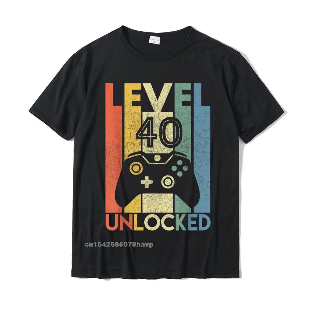 Level 40 Unlocked Shirt Funny Video Gamer 40th Birthday Gift T-Shirt Printed On T Shirt For Men Wholesale Cotton T Shirts Party
Level 40 Unlocked Shirt Funny Video Gamer 40th Birthday Gift T-Shirt Printed On T Shirt For Men Wholesale Cotton T Shirts Party