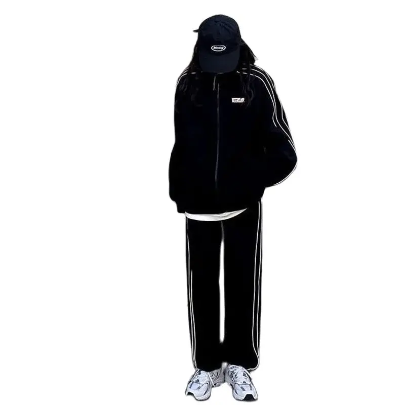 Sports Suit Female 2021 Spring Autumn Students Korean Version Of The New Sweater Loose Thin Lazy Two-Piece Running Wear Trend E0
Sports Suit Female 2021 Spring Autumn Students Korean Version Of The New Sweater Loose Thin Lazy Two-Piece Running Wear Trend E0