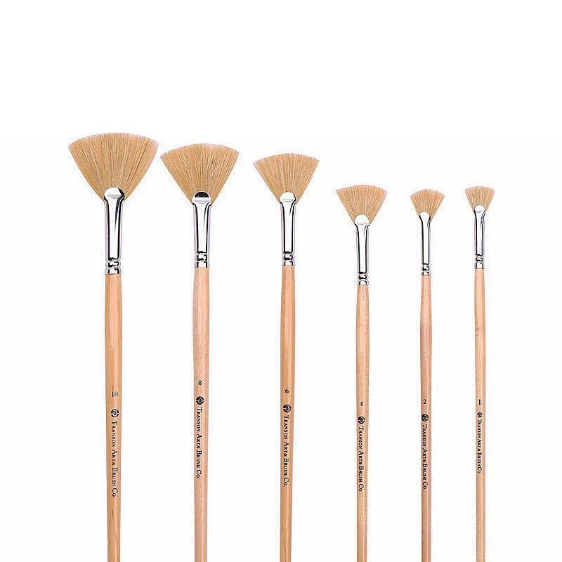 Bristle Fan Paint Brushes Pen Long Handle Professional Artist Oil Acrylic Gouache Painting Brush Set For Painting Art Supplies
Bristle Fan Paint Brushes Pen Long Handle Professional Artist Oil Acrylic Gouache Painting Brush Set For Painting Art Supplies