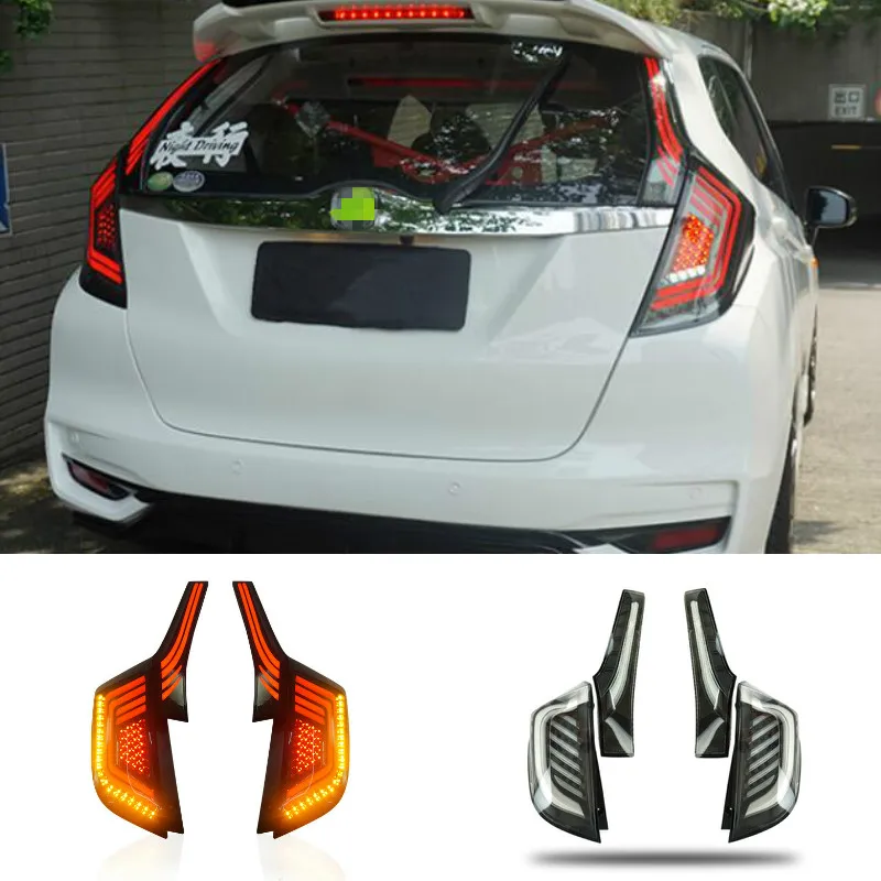 Car Styling LED Tail Lamp for Honda Fit Tail Lights 2014-2018 for fit Rear Light DRL+Turn Signal+Brake+Reverse LED lights
Car Styling LED Tail Lamp for Honda Fit Tail Lights 2014-2018 for fit Rear Light DRL+Turn Signal+Brake+Reverse LED lights