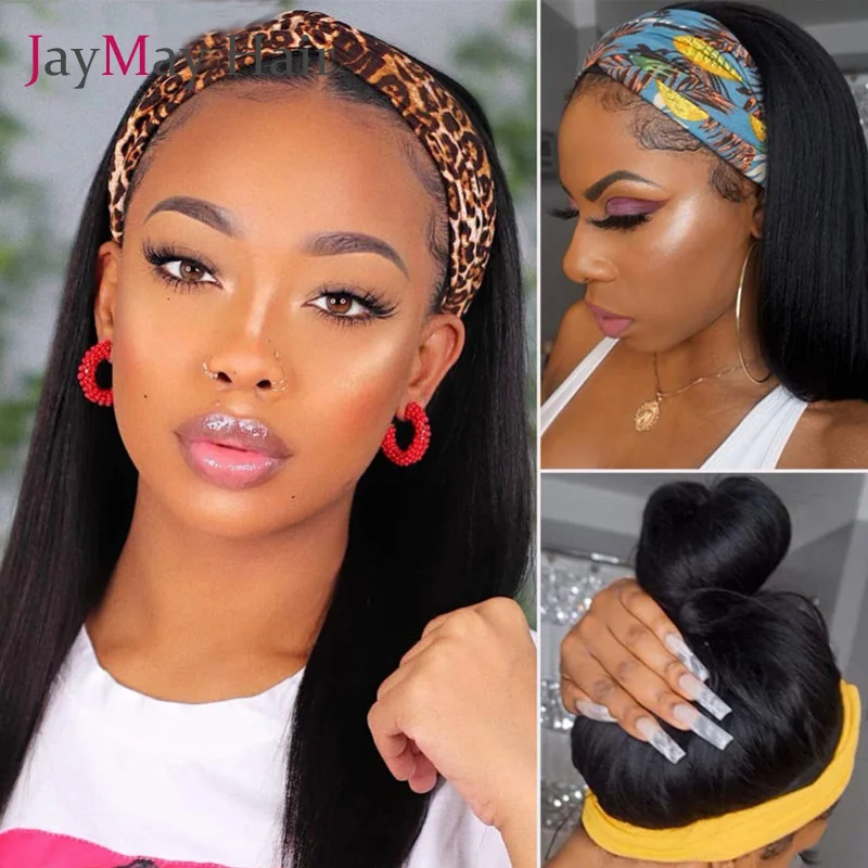 JayMay Straight Headband Wig Human Hair Brazilian Straight Wigs For Black Women Full Machine Made Human Hair Wigs Glueless Wig
JayMay Straight Headband Wig Human Hair Brazilian Straight Wigs For Black Women Full Machine Made Human Hair Wigs Glueless Wig