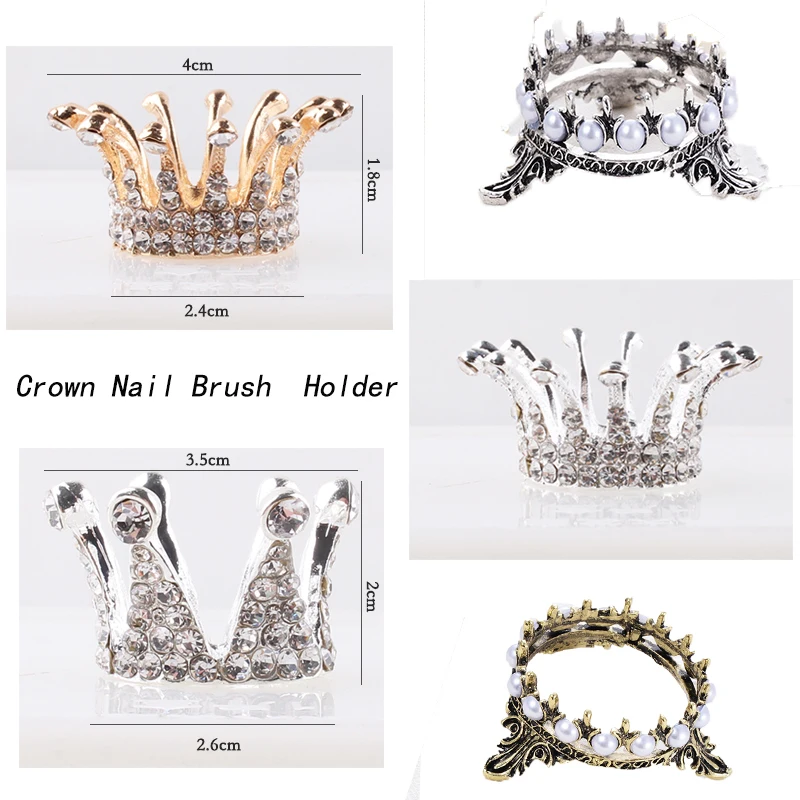 1Pc-Retro Luxury Crown Nail Brush Displayer Holder Stand Japanese Style Glass Crown Nail Acrylic Brush Holder#2021#
1Pc-Retro Luxury Crown Nail Brush Displayer Holder Stand Japanese Style Glass Crown Nail Acrylic Brush Holder#2021#