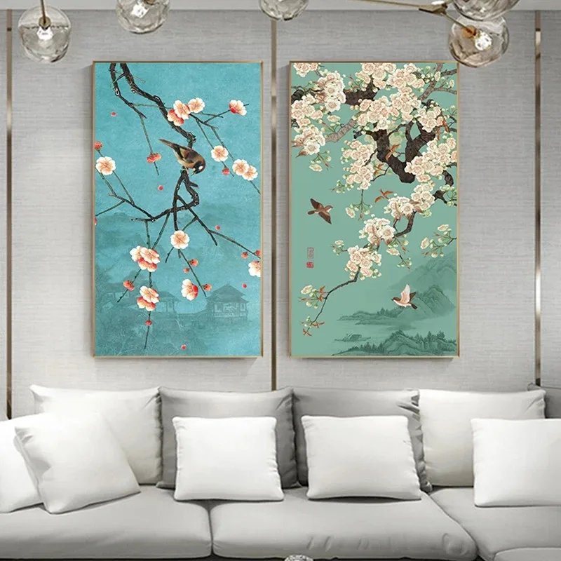 Ginkgo Flower And Bird Canvas Painting Abstract Plants and Animals Chinese Style Poster and Print Wall Picture Posters Decor
Ginkgo Flower And Bird Canvas Painting Abstract Plants and Animals Chinese Style Poster and Print Wall Picture Posters Decor