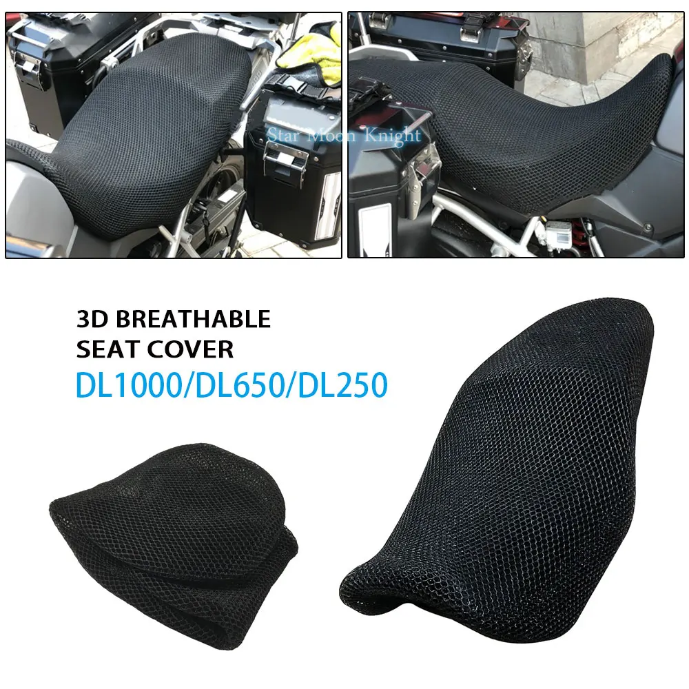 3D Mesh Fabric Seat Cover For Suzuki V-Strom DL1000 DL650 250 Nylon Anti-Slip Saddle Cushion Motorcycle Protecting Seat Cushions
3D Mesh Fabric Seat Cover For Suzuki V-Strom DL1000 DL650 250 Nylon Anti-Slip Saddle Cushion Motorcycle Protecting Seat Cushions