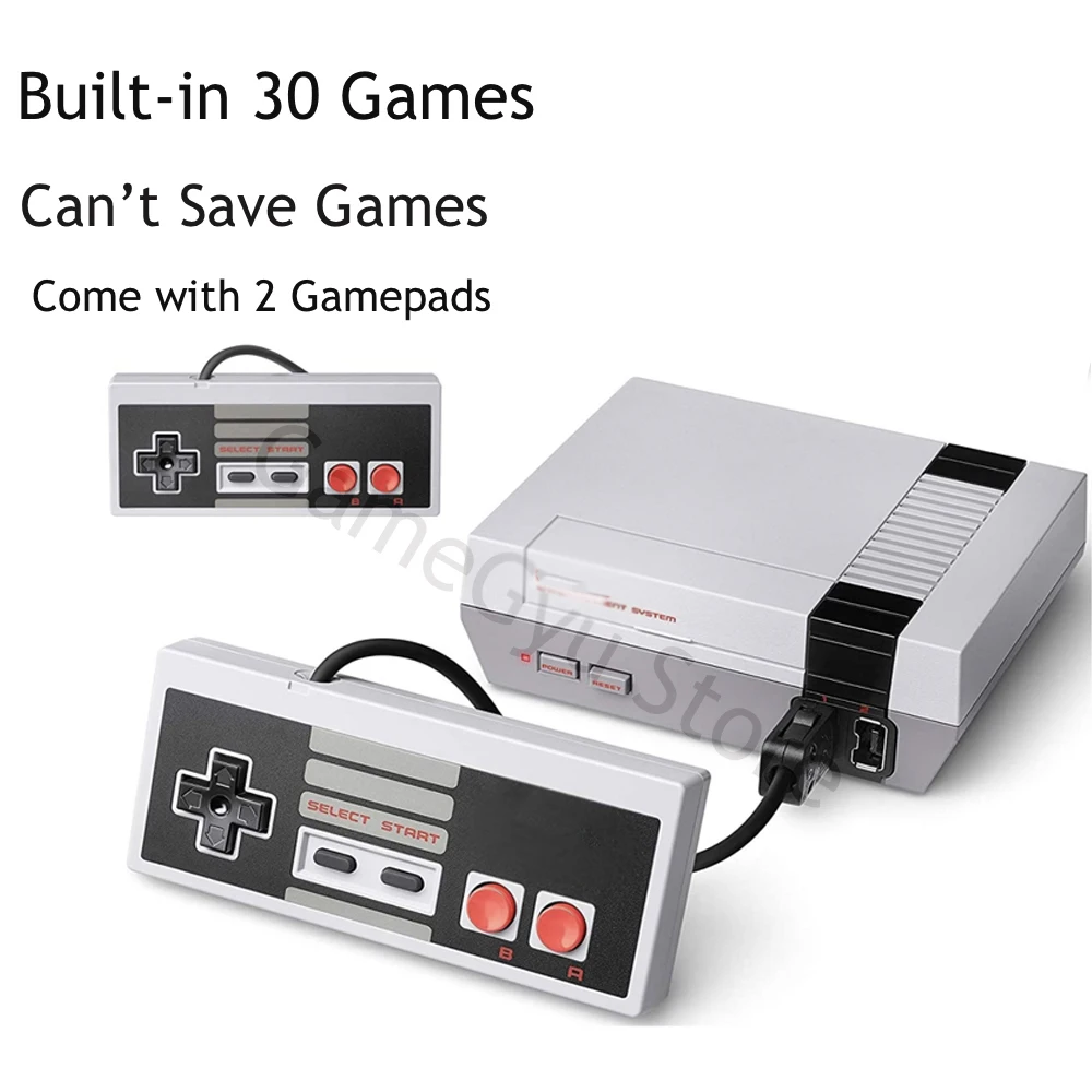 Классическая портативная игровая консоль Super NES с высоким разрешением, 30 встроенных игр, два геймпада с 2 геймпадами
Классическая портативная игровая консоль Super NES с высоким разрешением, 30 встроенных игр, два геймпада с 2 геймпадами