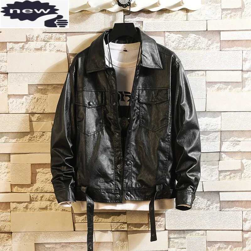 Autumn New Mens Plus Size 5XL Pu Loose Fit Motorcycle Biker Man Faux Leather Jacket Winter Fleece Outerwear Coat
Autumn New Mens Plus Size 5XL Pu Loose Fit Motorcycle Biker Man Faux Leather Jacket Winter Fleece Outerwear Coat