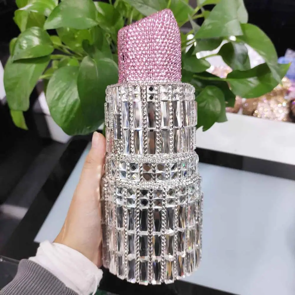 Fashion Designer Crystal lipstick Evening Bags Luxury Diamond Party Prom Clutch Bags Wedding Bridal Purse Handbags
Fashion Designer Crystal lipstick Evening Bags Luxury Diamond Party Prom Clutch Bags Wedding Bridal Purse Handbags