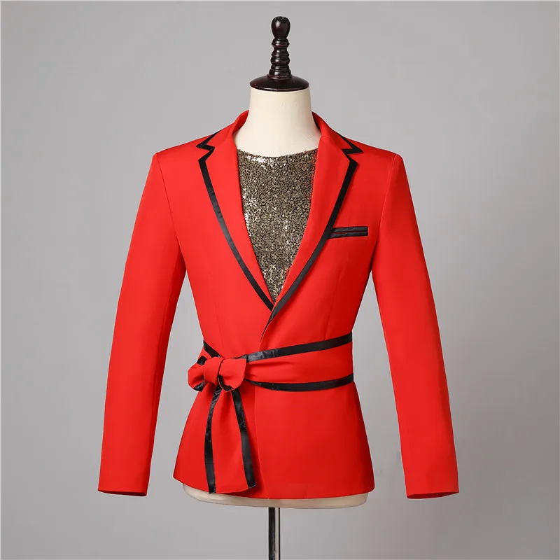 Men's Fashion Casual Red Suit Blazer Pants Two Piece Set Bar Nightclub Costume Male Singer Dance Group Stage Performance Clothes
Men's Fashion Casual Red Suit Blazer Pants Two Piece Set Bar Nightclub Costume Male Singer Dance Group Stage Performance Clothes