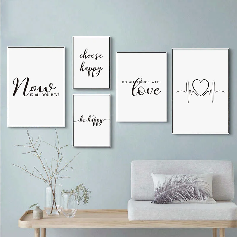 Inspirational Life Quote Prints Posters Be Happy Letters Canvas Painting Modern Wall Pictures For Living Room Bedroom Home Decor
Inspirational Life Quote Prints Posters Be Happy Letters Canvas Painting Modern Wall Pictures For Living Room Bedroom Home Decor