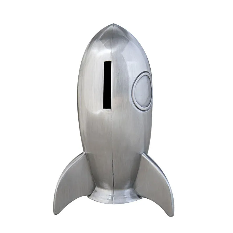 Rocket Shaped Piggy Bank for Kids, Zinc Alloy, Cute Children's Toy, Coin Storage, Money Box, Birthday Gift, Home Furnishings
Rocket Shaped Piggy Bank for Kids, Zinc Alloy, Cute Children's Toy, Coin Storage, Money Box, Birthday Gift, Home Furnishings