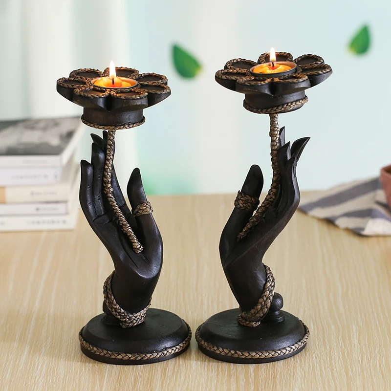 WHYOU-Retro Thai Style Wooden Candle Holder, Candlestick, Mascot Art Furnishing, DIY Gifts, Home Decoration, 1 Pc
WHYOU-Retro Thai Style Wooden Candle Holder, Candlestick, Mascot Art Furnishing, DIY Gifts, Home Decoration, 1 Pc