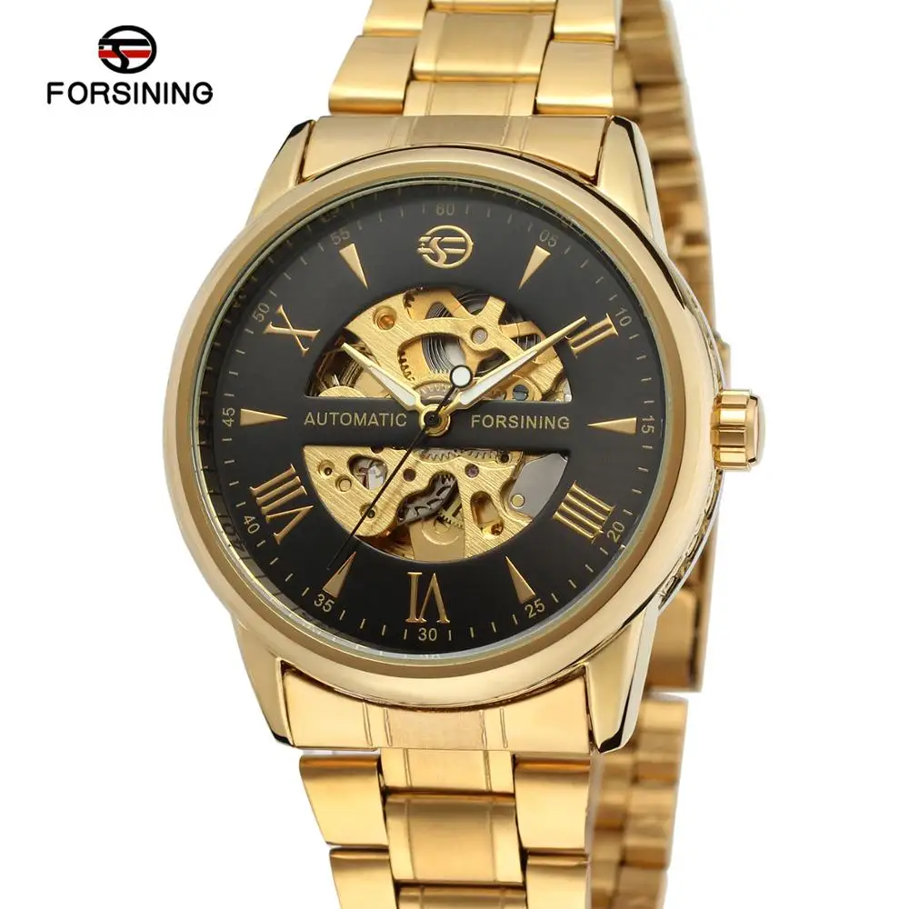 FORSINING Business men's and women's watches alloy case watches automatic mechanical wrist watches
FORSINING Business men's and women's watches alloy case watches automatic mechanical wrist watches