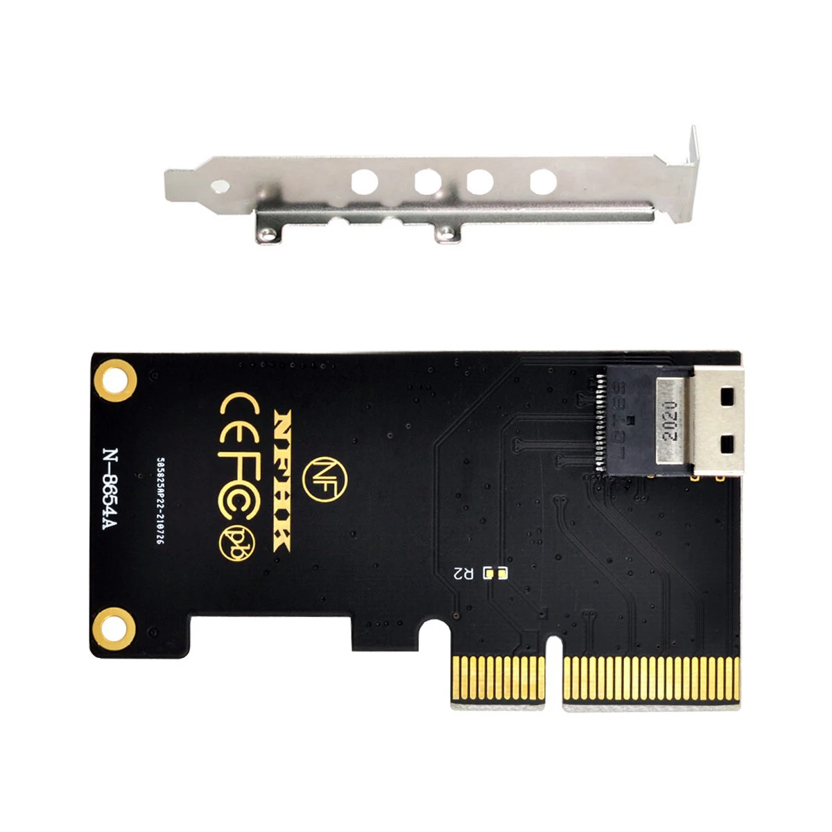 Cablecc U.2 U2 Kit SFF-8639 to PCI-E 4X to SFF-8654 Slimline SAS NVME PCIe SSD Adapter for Mainboard
Cablecc U.2 U2 Kit SFF-8639 to PCI-E 4X to SFF-8654 Slimline SAS NVME PCIe SSD Adapter for Mainboard