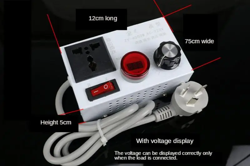 Single-phase AC motor speed regulator 4KW electronic speed switch pistol drill angle grinder polishing machine governor
Single-phase AC motor speed regulator 4KW electronic speed switch pistol drill angle grinder polishing machine governor