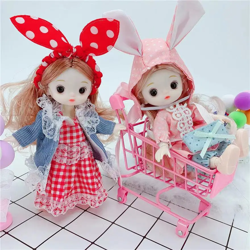 16cm Little Girl BJD Doll 13 Moveable Joint Dolls Long Hair 3D Eyes bjd Toy Cute Face Dress Up Make Up Toys Girls Gift Dolls
16cm Little Girl BJD Doll 13 Moveable Joint Dolls Long Hair 3D Eyes bjd Toy Cute Face Dress Up Make Up Toys Girls Gift Dolls