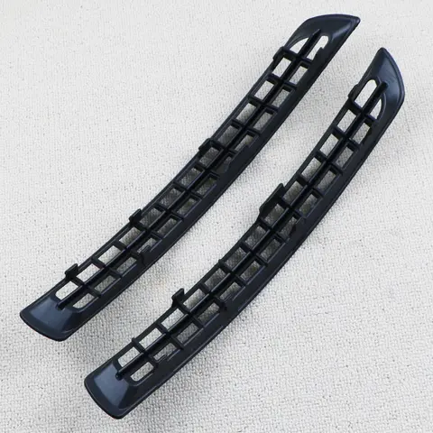 30678953 Black Pair Left Right Front New Bumper Cover Grille For Volvo XC90 2007 2008 2009 2010 2011 2012 2013 2014 30678954