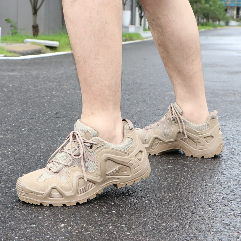 Men's Tactical Combat Boots Military Fans Hunting Hiking Mountaineering Shoes Breathable Antislip and Splashproof Outdoor Shoes
Men's Tactical Combat Boots Military Fans Hunting Hiking Mountaineering Shoes Breathable Antislip and Splashproof Outdoor Shoes