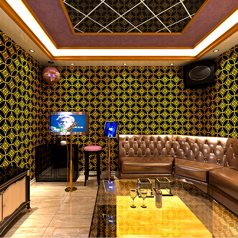 Modern Waterproof 3D Wall Papers KTV Room Gold Foil Reflective Wallpaper Roll for Bar Shop Ball Walls Background Mural
Modern Waterproof 3D Wall Papers KTV Room Gold Foil Reflective Wallpaper Roll for Bar Shop Ball Walls Background Mural