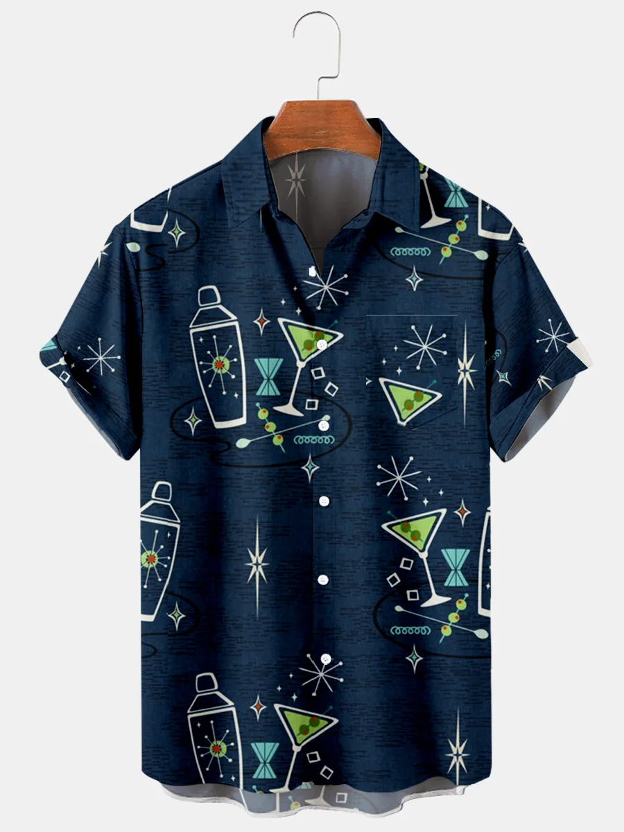 2021 New Cross 4 Wine Bottle 3d Digital Printing Trend Loose Short-sleeved Shirt Men's Top
2021 New Cross 4 Wine Bottle 3d Digital Printing Trend Loose Short-sleeved Shirt Men's Top