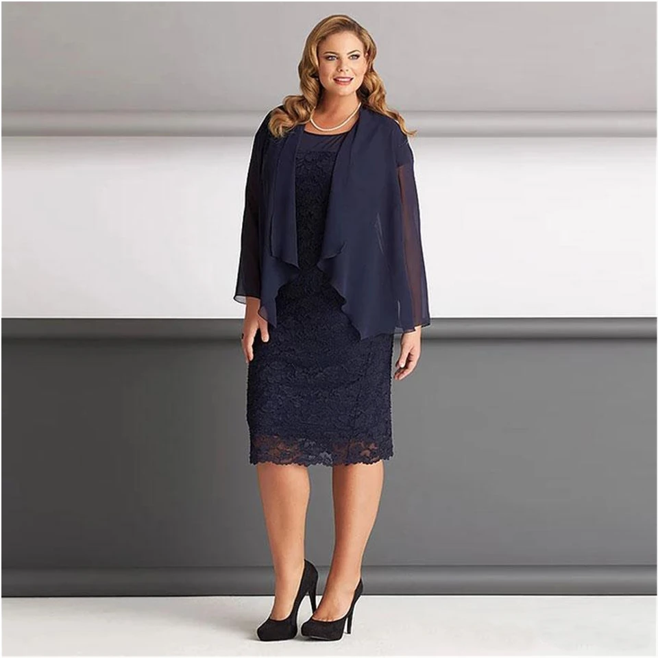 Customized Mother Of The Bride Dresses Sheath Knee Length Chiffon Lace With Jacket Plus Size Short Groom Mother Dresses Wedding
Customized Mother Of The Bride Dresses Sheath Knee Length Chiffon Lace With Jacket Plus Size Short Groom Mother Dresses Wedding