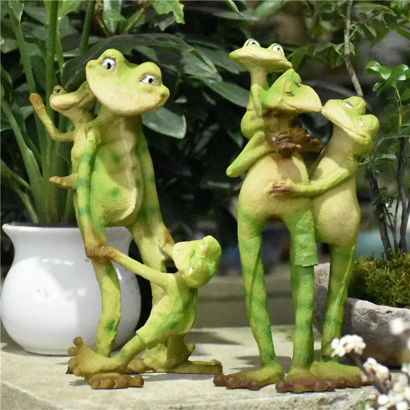 Pastoral Simulation Animal Resin Frog Sculpture Ornaments Landscape Garden Courtyard Figurines Crafts Balcony Outdoor Decoration
Pastoral Simulation Animal Resin Frog Sculpture Ornaments Landscape Garden Courtyard Figurines Crafts Balcony Outdoor Decoration