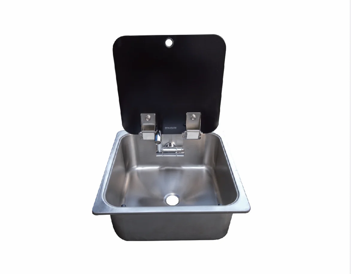 Stainless Steel Sink with Tempered Glass Lid 350*350*120mm GR-549B Boat Caravan Camper
Stainless Steel Sink with Tempered Glass Lid 350*350*120mm GR-549B Boat Caravan Camper