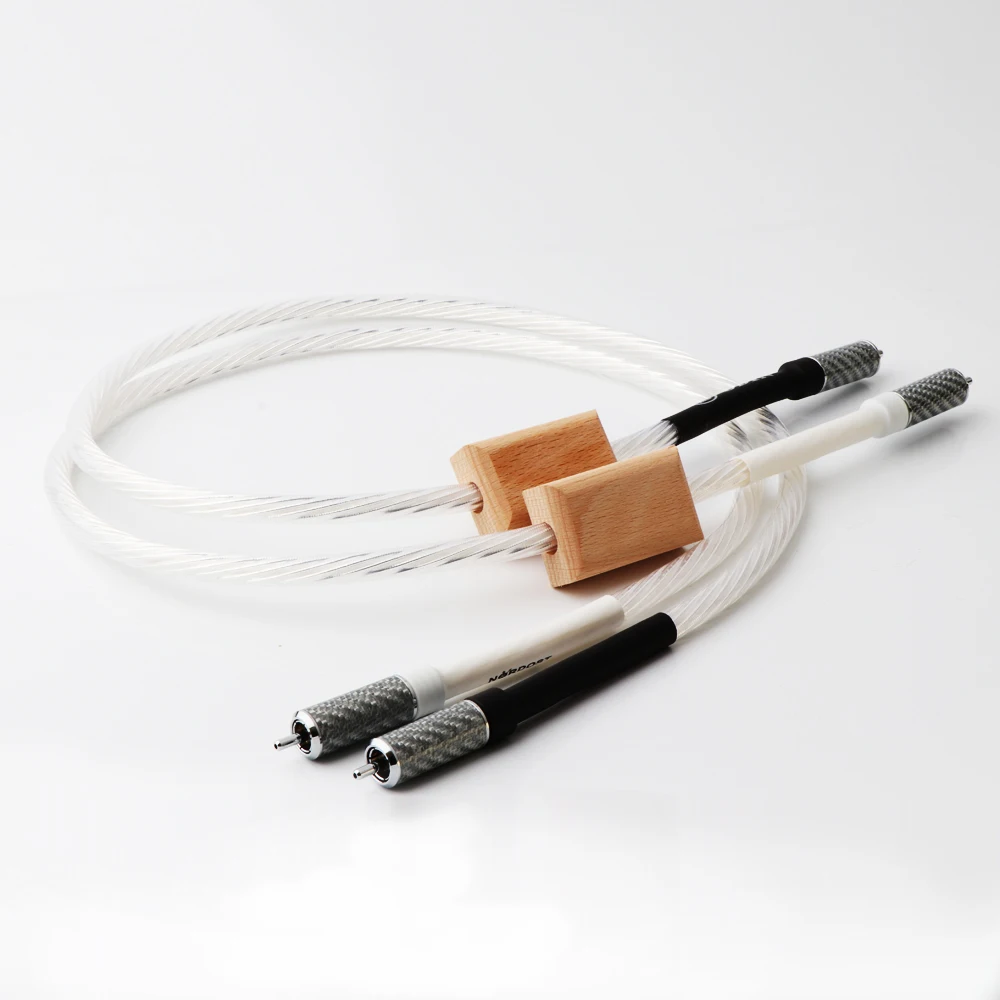 Pair Nordost Odin 6 cores Reference Interconnect RCA Audio Cable with Carbon Fiber RCA PLUG,7n Silver Plated OCC
Pair Nordost Odin 6 cores Reference Interconnect RCA Audio Cable with Carbon Fiber RCA PLUG,7n Silver Plated OCC