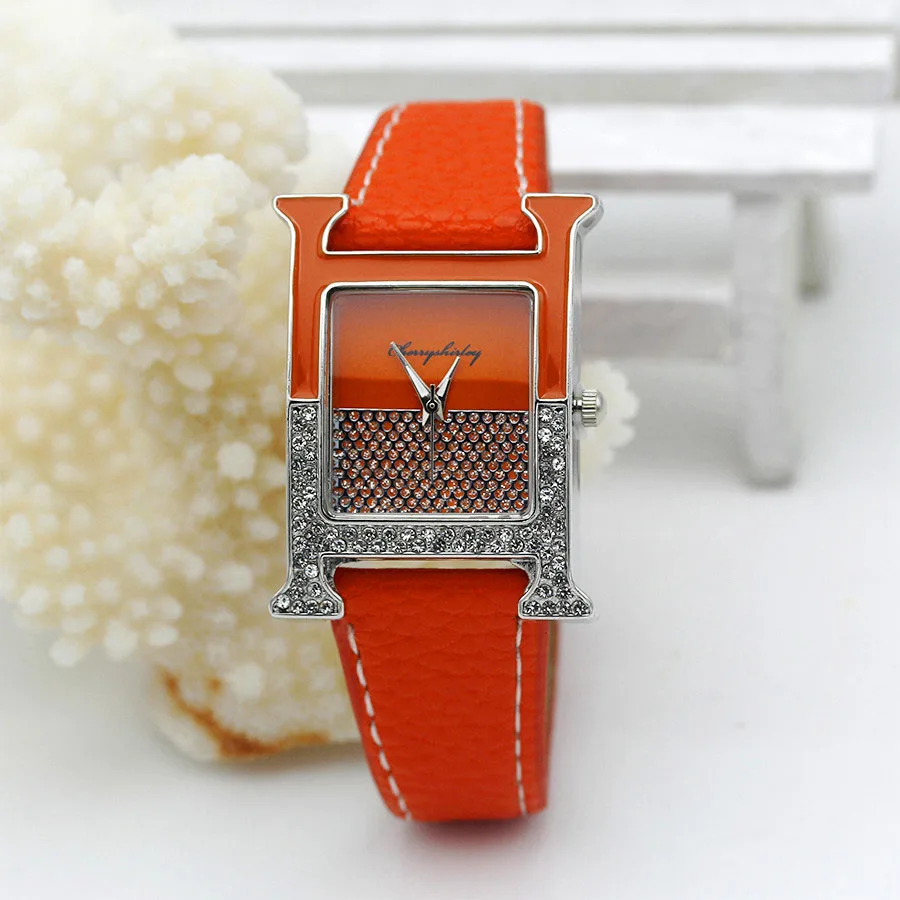 Casual Female Square Shaped WristWatch Leather Paint Rhinestone Designer Ladies Clock Women Dress Luxury Quartz Crystal Watch
Casual Female Square Shaped WristWatch Leather Paint Rhinestone Designer Ladies Clock Women Dress Luxury Quartz Crystal Watch
