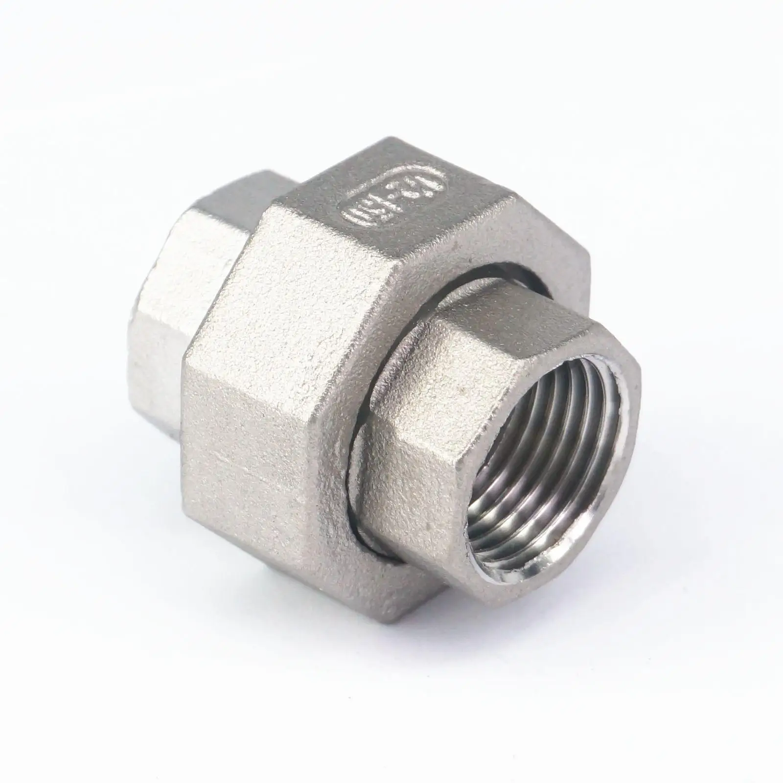 1/2" BSP Female Thread 304 Stainless Socket Union Set Pipe Fitting Connector Water gas Oil
1/2" BSP Female Thread 304 Stainless Socket Union Set Pipe Fitting Connector Water gas Oil
