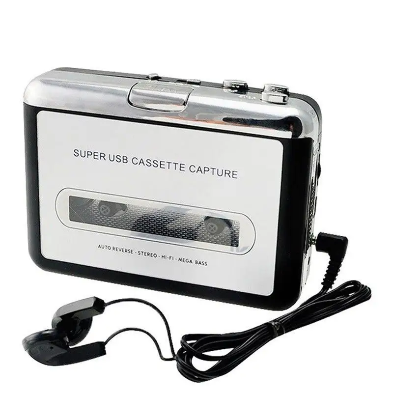 Mini USB Cassette Tape to MP3 CD Converter Capture Audio Music Player Portable Tape Player PC Laptop Via USB Cassette Recorder
Mini USB Cassette Tape to MP3 CD Converter Capture Audio Music Player Portable Tape Player PC Laptop Via USB Cassette Recorder