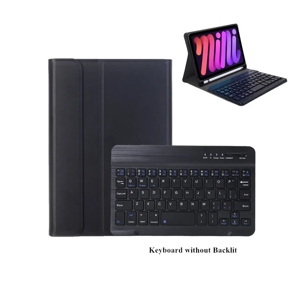 Клавиатура с подсветкой 7 цветов для iPad Mini 6-го поколения 2021, смарт-чехол с гнездом для карандашей для iPad Mini 6, чехол с клавиатурой
Клавиатура с подсветкой 7 цветов для iPad Mini 6-го поколения 2021, смарт-чехол с гнездом для карандашей для iPad Mini 6, чехол с клавиатурой