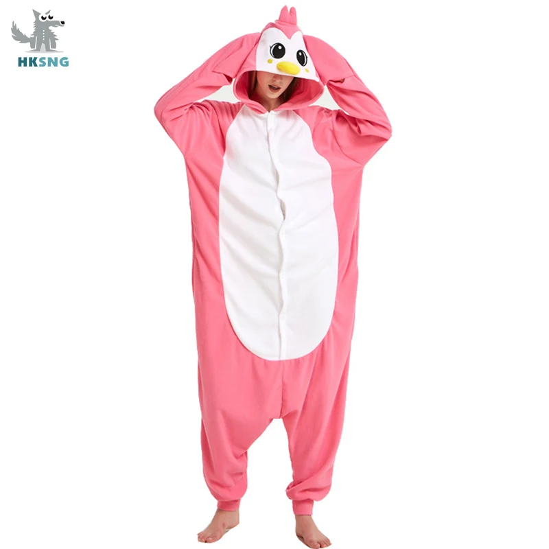 HKSNG Adult Kigurumi Blue Pink Penguin Onesie Animal Costume High Quality Jumpsuits Pajamas Christmas Homewear Suit Outfit 
HKSNG Adult Kigurumi Blue Pink Penguin Onesie Animal Costume High Quality Jumpsuits Pajamas Christmas Homewear Suit Outfit