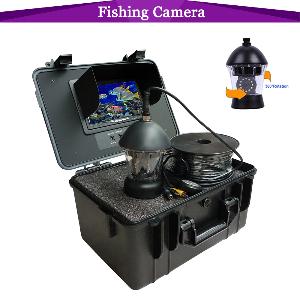 7 Inch 20m Video Camera Rotate 360degree for Fishing Waterproof Underwater Fish Finder Ice Fishing Camera
7 Inch 20m Video Camera Rotate 360degree for Fishing Waterproof Underwater Fish Finder Ice Fishing Camera