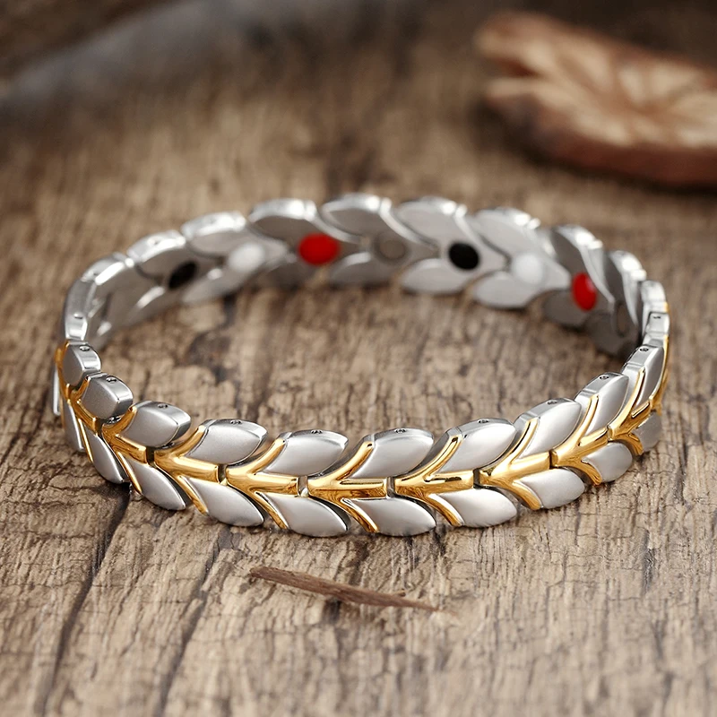 Magnetic charm Luxury Bracelet For Men's Women Golden Stainless Steel Bangle Couple Fashion Punk Hand jewelry For Boy Girl Gift
Magnetic charm Luxury Bracelet For Men's Women Golden Stainless Steel Bangle Couple Fashion Punk Hand jewelry For Boy Girl Gift