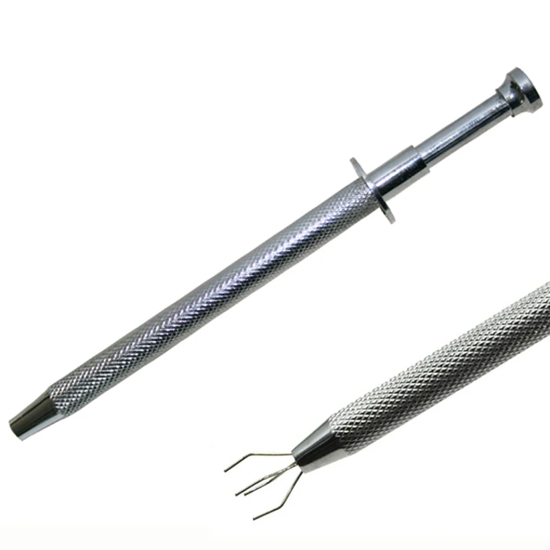 1 Stainless Steel Push-in Syringe Type Quad Prong Small Bead Holder Grab Ball Tool Body Jewelry
1 Stainless Steel Push-in Syringe Type Quad Prong Small Bead Holder Grab Ball Tool Body Jewelry