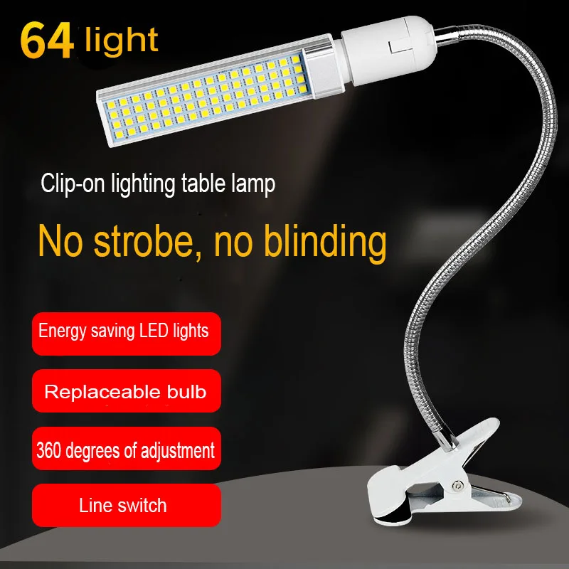 New Portable Mobile Phone Repair Dedicated Desk Lamp 64leds Highlight Super Bright White Light Clip-Type Work Light For Machines
New Portable Mobile Phone Repair Dedicated Desk Lamp 64leds Highlight Super Bright White Light Clip-Type Work Light For Machines
