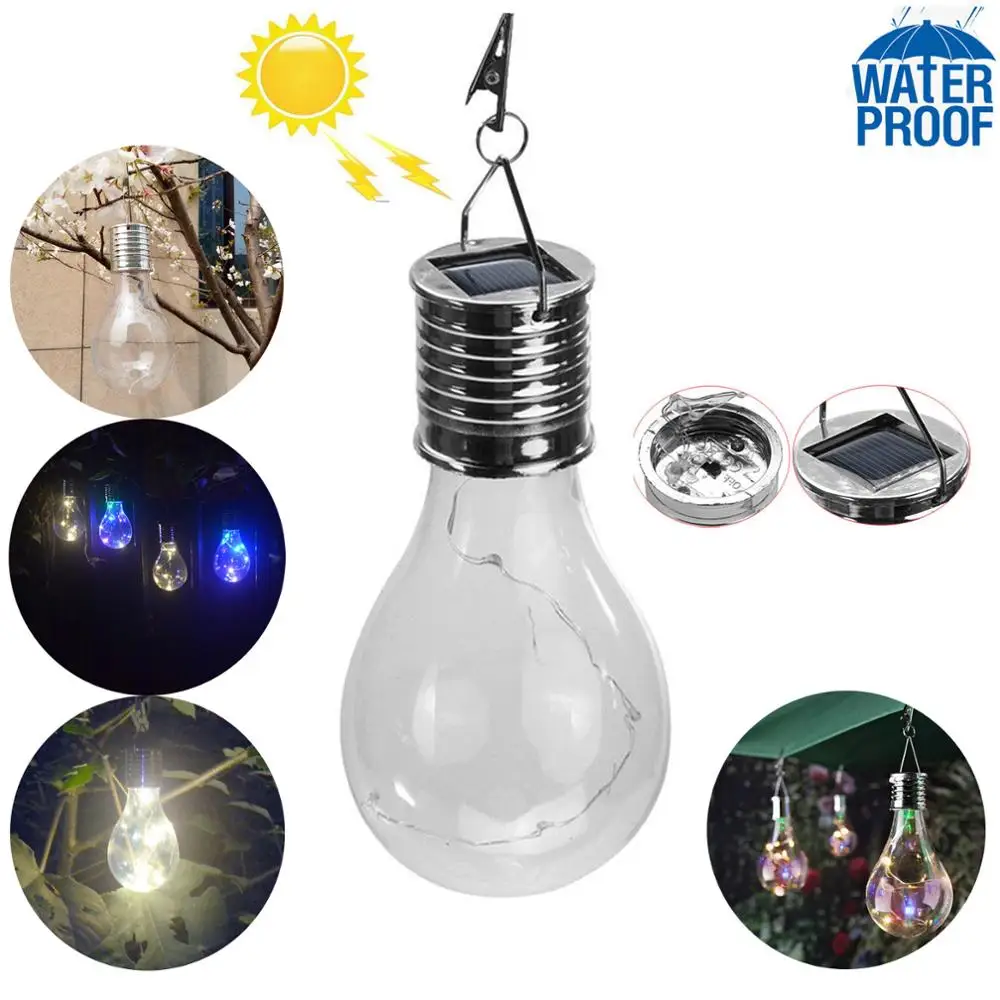 Hanging Solar Powered LED Light Bulbs Lantern Spotlights Portable Rotatable Outdoor Waterproof Garden Camping Tent Decor Lamp
Hanging Solar Powered LED Light Bulbs Lantern Spotlights Portable Rotatable Outdoor Waterproof Garden Camping Tent Decor Lamp