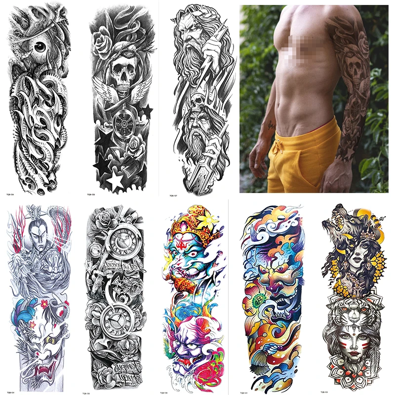1Pcs Full Arm Temporary Tattoo Stickers, Black Body Tattoo Stickers For Women,Men,Masquerade,Party,
1Pcs Full Arm Temporary Tattoo Stickers, Black Body Tattoo Stickers For Women,Men,Masquerade,Party,