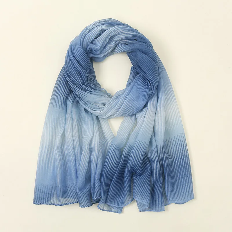 2021 Beautiful Gradient Color Pattern Scarf Shawls Stripe Print Muslim Hijab Wrap 7 Color Free Shipping
2021 Beautiful Gradient Color Pattern Scarf Shawls Stripe Print Muslim Hijab Wrap 7 Color Free Shipping