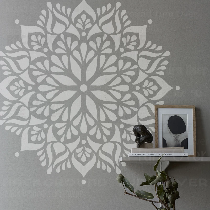 70cm - 110cm Stencil Mandala Extra Large For Painting Big Wall Floor Template Flower Decors Walls Paint S071
70cm - 110cm Stencil Mandala Extra Large For Painting Big Wall Floor Template Flower Decors Walls Paint S071