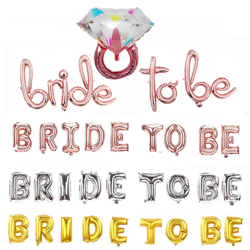 Wedding Decorations Rose Gold Bride to be Letter Foil Balloon Hen Party Engagement Bridal Shower Bachelorette Party Supplies
Wedding Decorations Rose Gold Bride to be Letter Foil Balloon Hen Party Engagement Bridal Shower Bachelorette Party Supplies