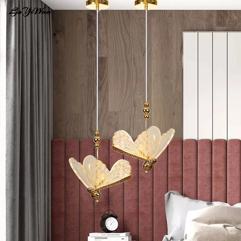 Nordic modern acrylic creative butterfly chandelier bedroom bedside shopping mall clothing store lighting
Nordic modern acrylic creative butterfly chandelier bedroom bedside shopping mall clothing store lighting
