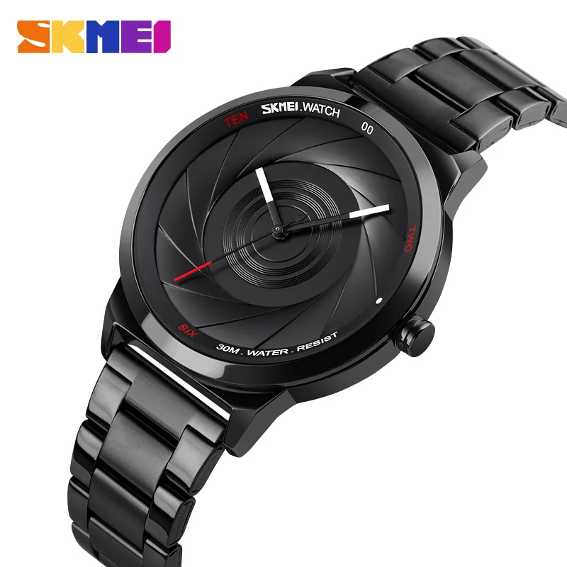SKMEI 3D Camera Design Creative Quartz Watch Men Top Brand Luxury Business Mens Watches Simple Wristwatch Stainless Steel Strap
SKMEI 3D Camera Design Creative Quartz Watch Men Top Brand Luxury Business Mens Watches Simple Wristwatch Stainless Steel Strap
