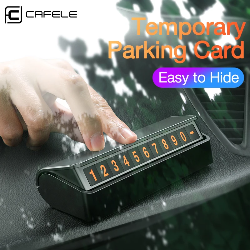 CAFELE Metal Car Temporary Parking Card Rotate Phone Number Plate Aluminum Stickers Park Stop In Car-styling Auto Accessories
CAFELE Metal Car Temporary Parking Card Rotate Phone Number Plate Aluminum Stickers Park Stop In Car-styling Auto Accessories