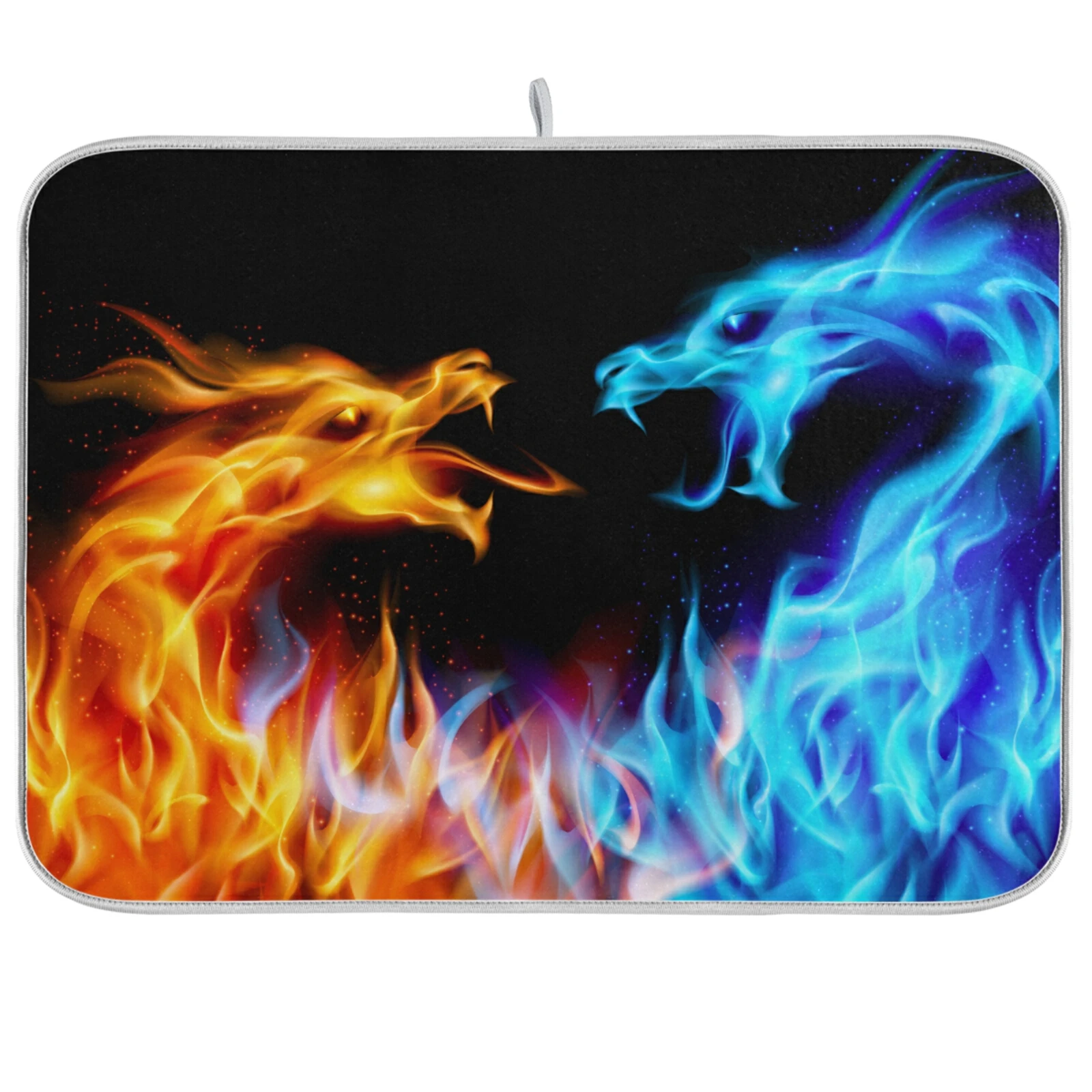 Creative Fire Dragon Print Dish Drying Mat Anti-slip Absorbent Microfiber Tableware Pad Dish Mat For Kitchen Heat Resistant Mat
Creative Fire Dragon Print Dish Drying Mat Anti-slip Absorbent Microfiber Tableware Pad Dish Mat For Kitchen Heat Resistant Mat