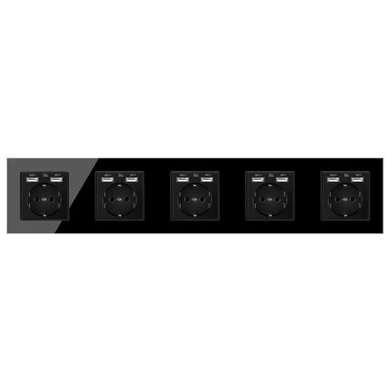 433 European Standard German Type Concealed Wall Socket With USB Toughened Glass Panel,Electrical Socket with USB
433 European Standard German Type Concealed Wall Socket With USB Toughened Glass Panel,Electrical Socket with USB