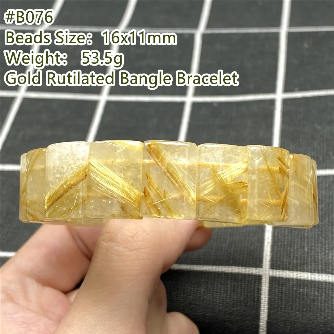 16mm Natural Gold Rutilated Quartz Bracelet Jewelry For Women Man Healing Wealth Gift Crystal Stone Energy Beads Strands AAAAA
16mm Natural Gold Rutilated Quartz Bracelet Jewelry For Women Man Healing Wealth Gift Crystal Stone Energy Beads Strands AAAAA